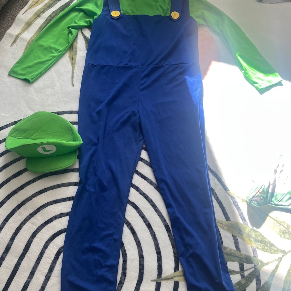 Blue and Green Costume with Hat